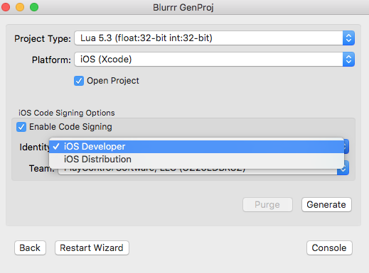 iOS Signing Options