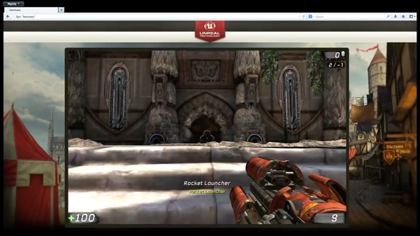 Unreal in the web browser via Emscripten