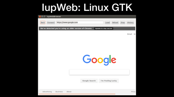 IupWeb: Linux