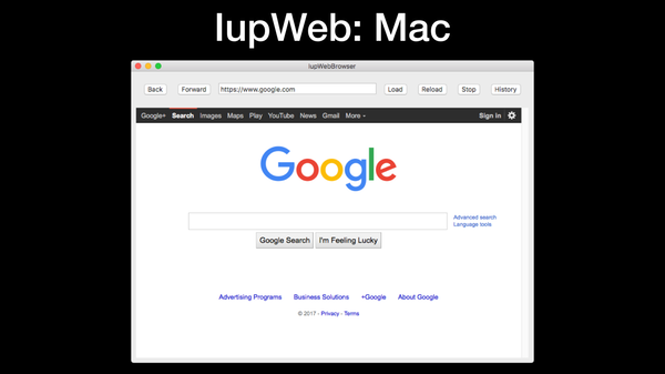 IupWeb: Mac