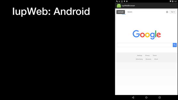 IupWeb: Android