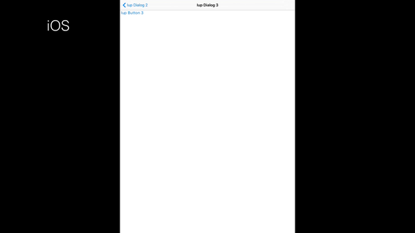 iOS Dialog & Button demo