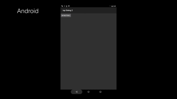 Android Dialog & Button demo